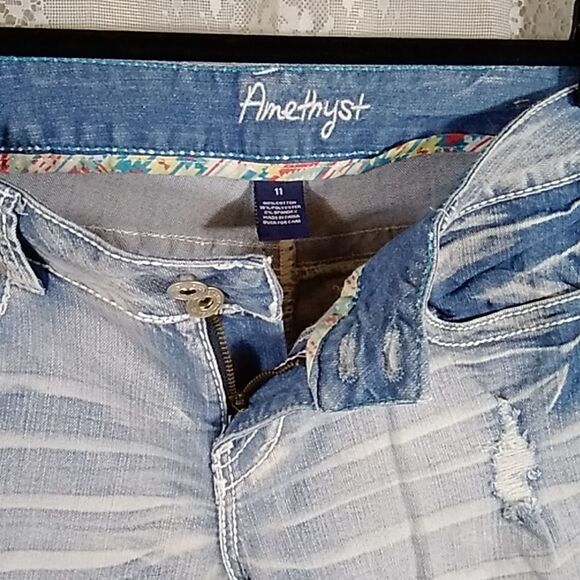 Ame Thyet Wash Acid Women's Jeans Size 11 80% Cotton - Picture 6 of 12